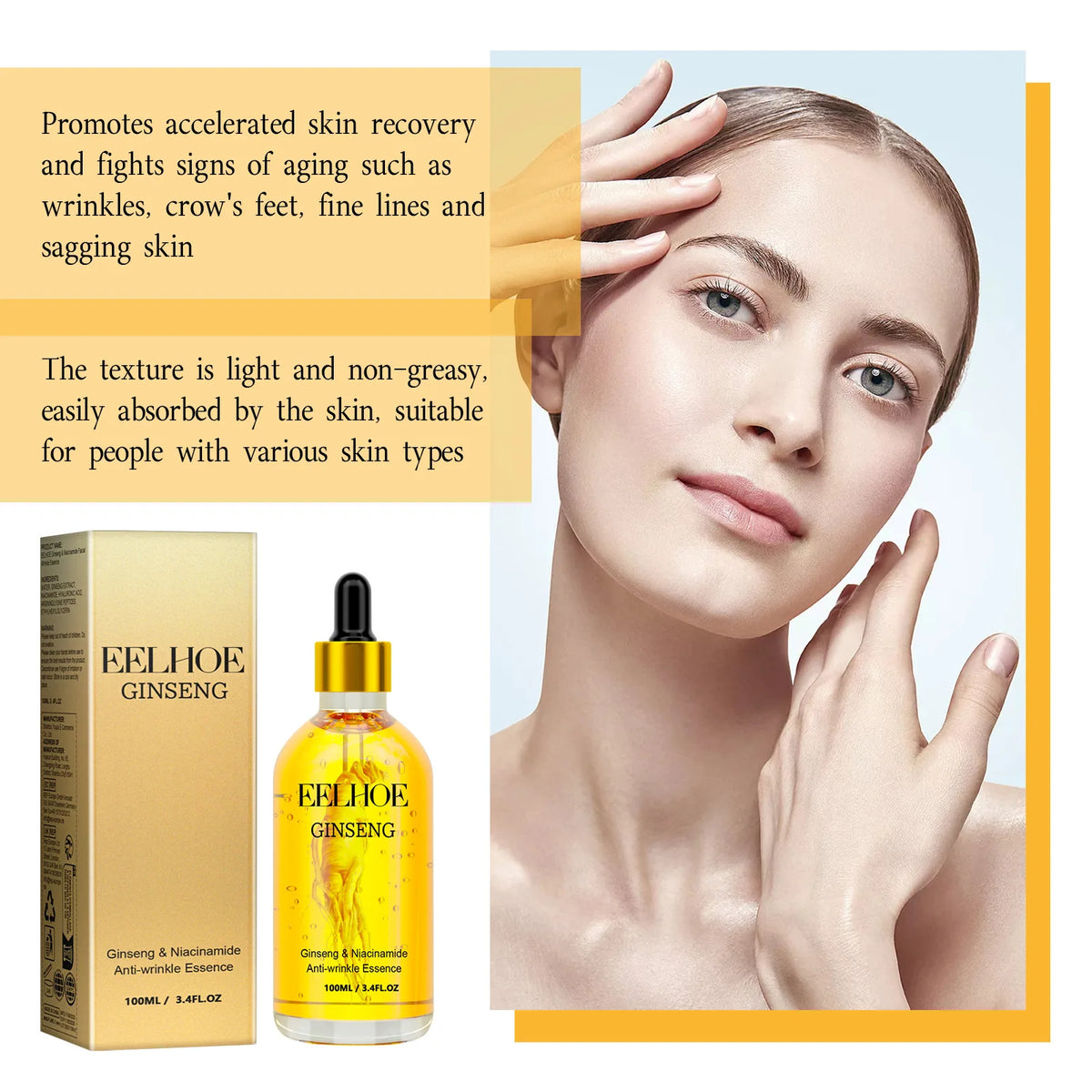 Niacinamide + Hyaluronic Ginseng Face Serum
