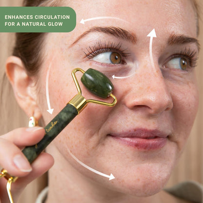 Jade Roller & Gua Sha Facial Set