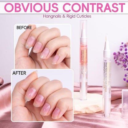 Cuticle Oil Pen & Nail File Set (2PCS)