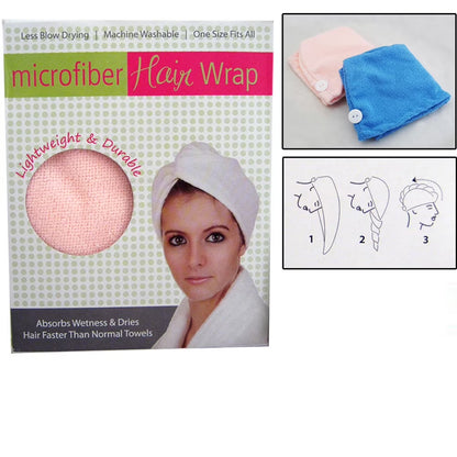 Microfiber Hair Wrap Towel