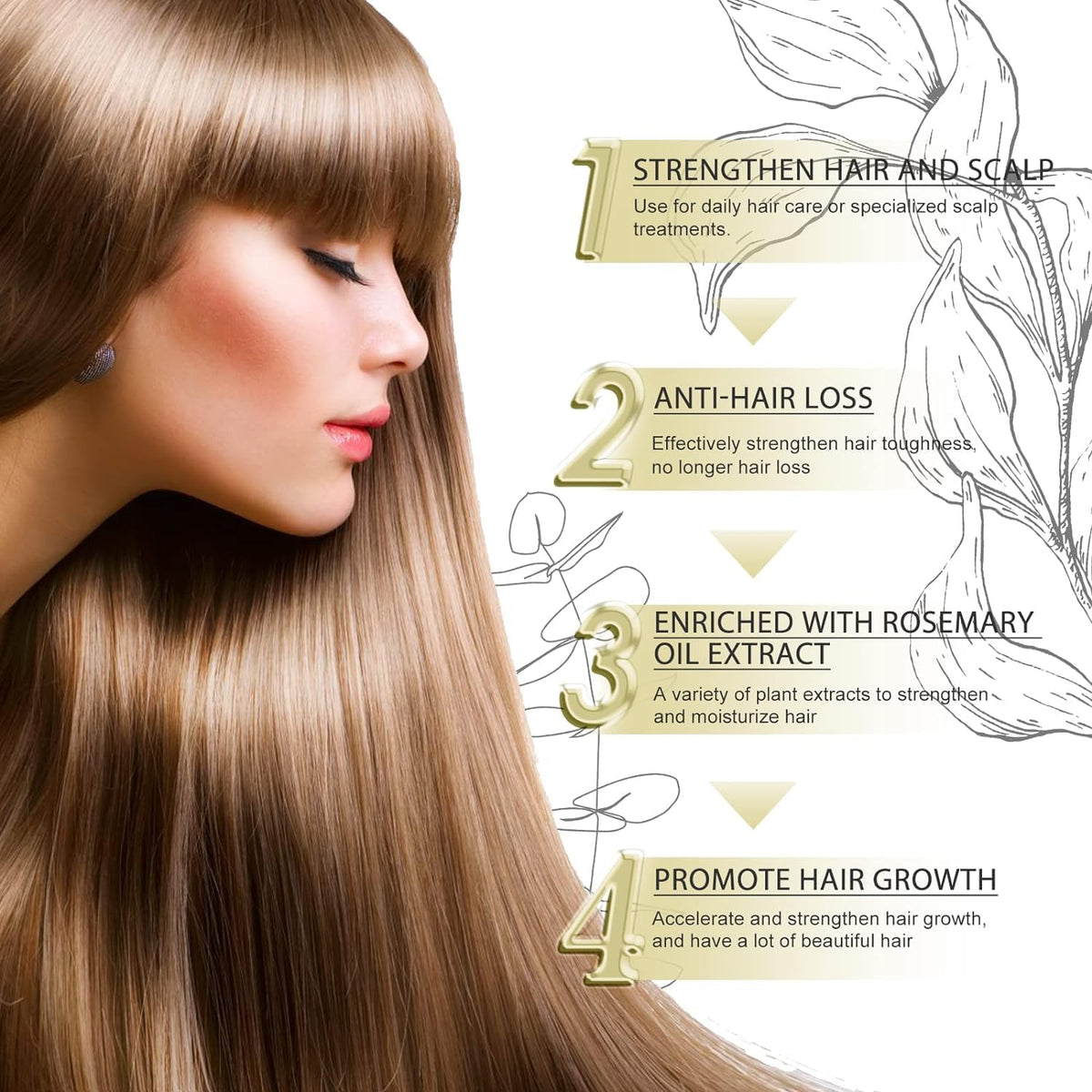 Rosemary Nourishing Hair Growth Serum Oil