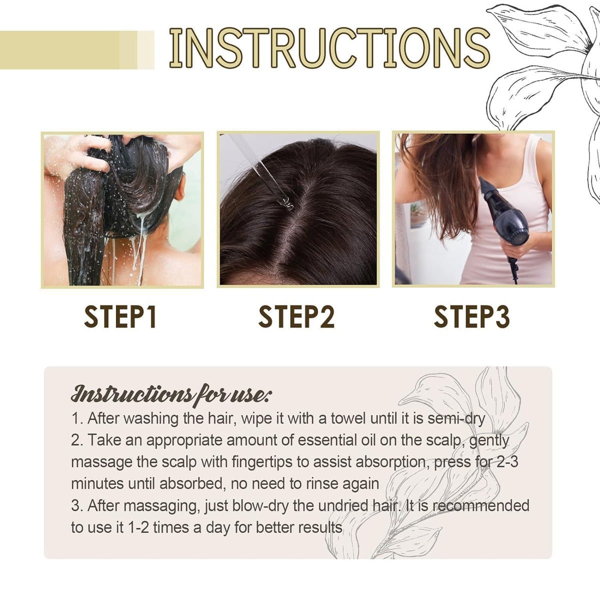 Rosemary Nourishing Hair Growth Serum Oil