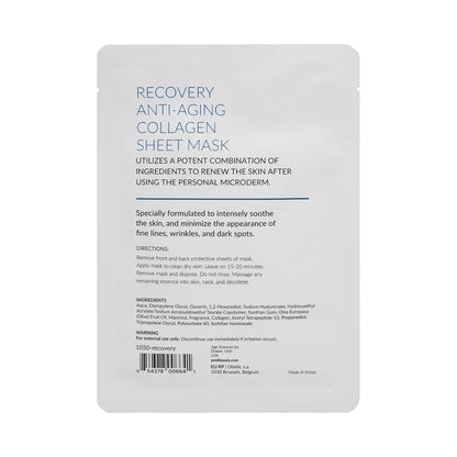 PMD Recovery Anti-Aging Collagen Sheet Mask, 5 Ct.