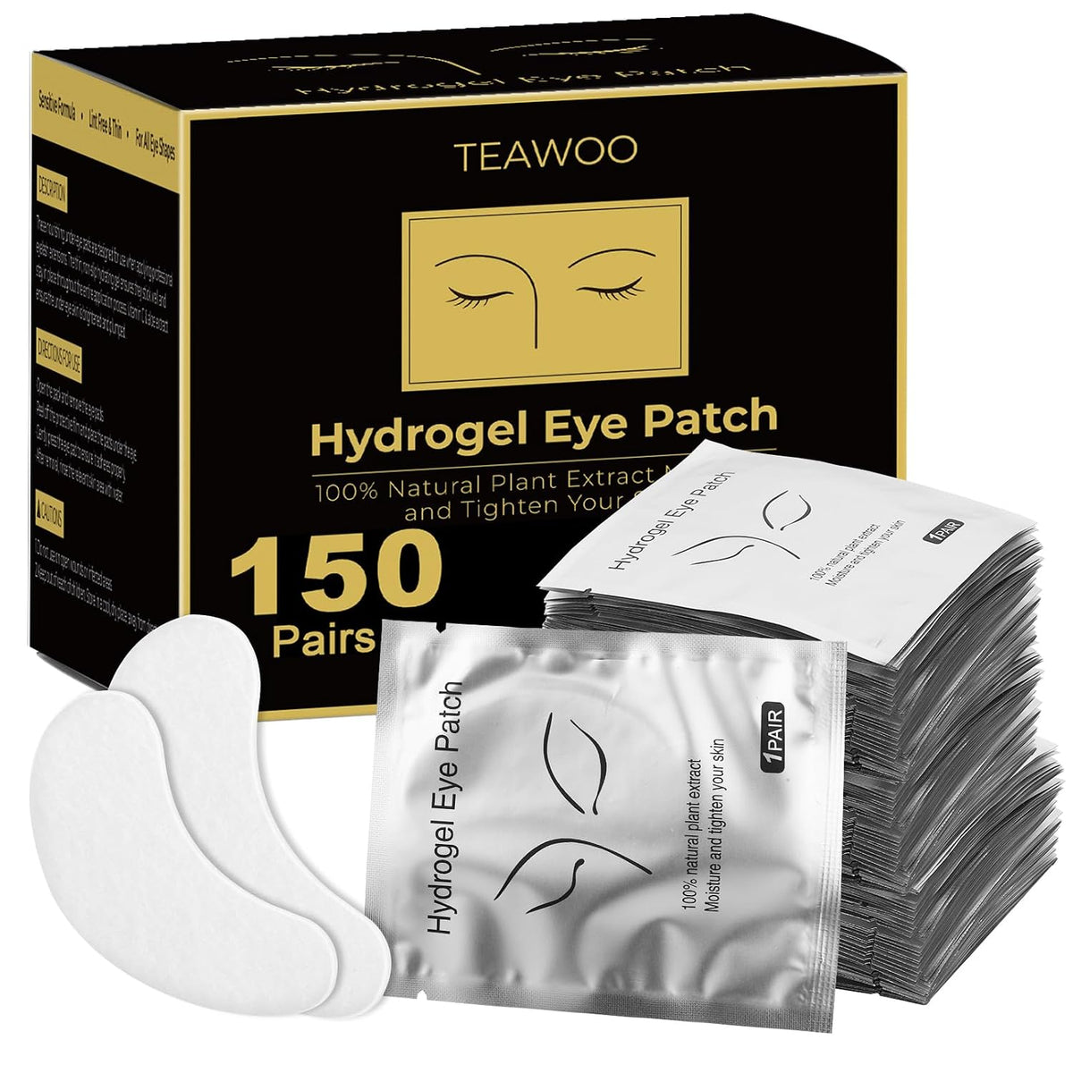 Hydrogel Under-Eye Patches (150 Pairs)