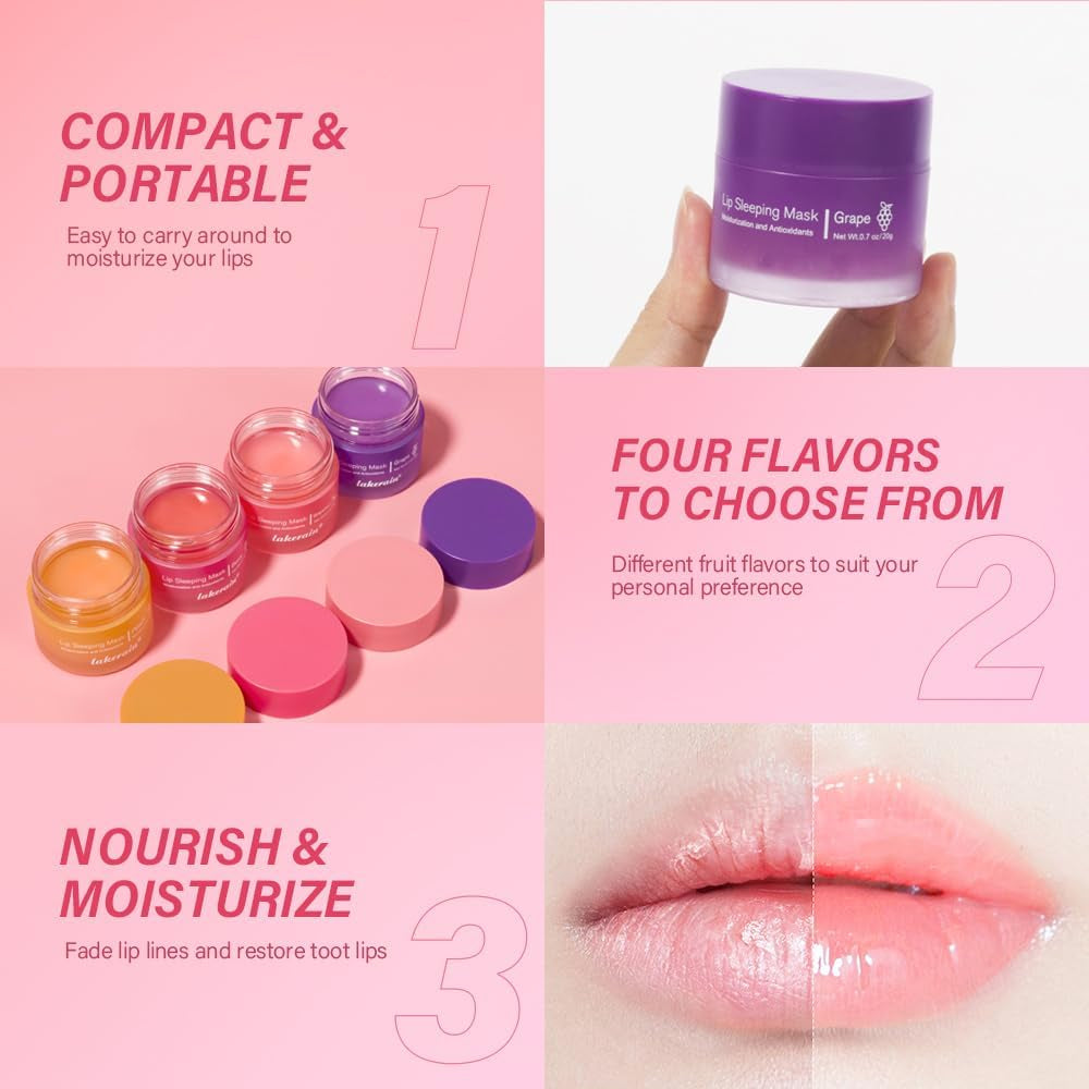 Hydrating Sleeping Lip Mask — Berry
