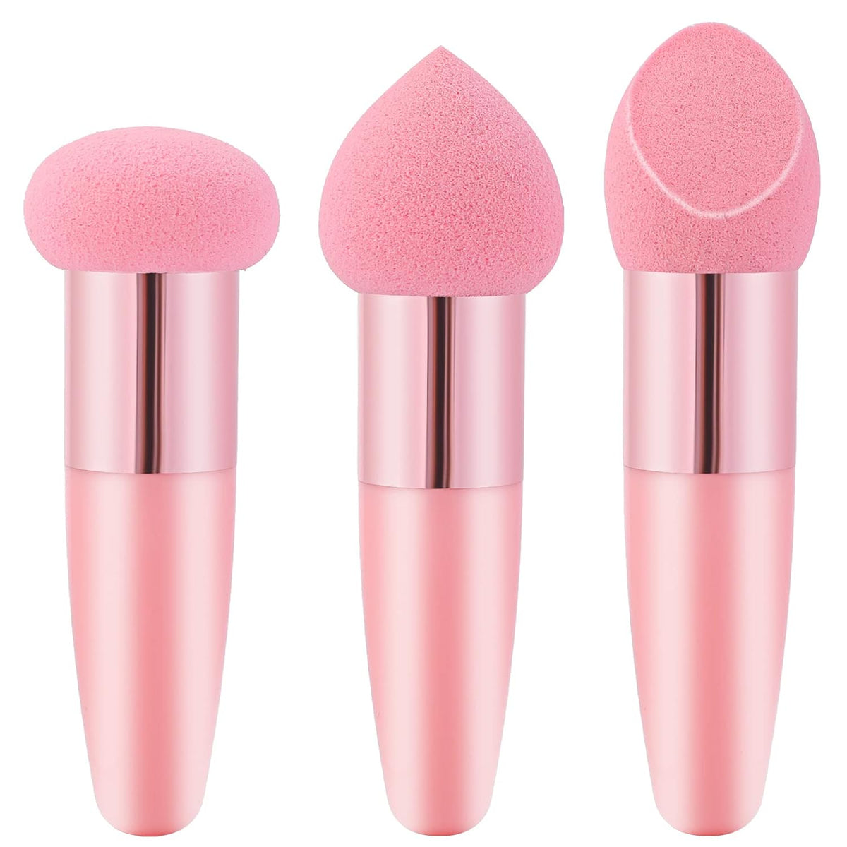 Handled Makeup Sponge Set (3PCS)