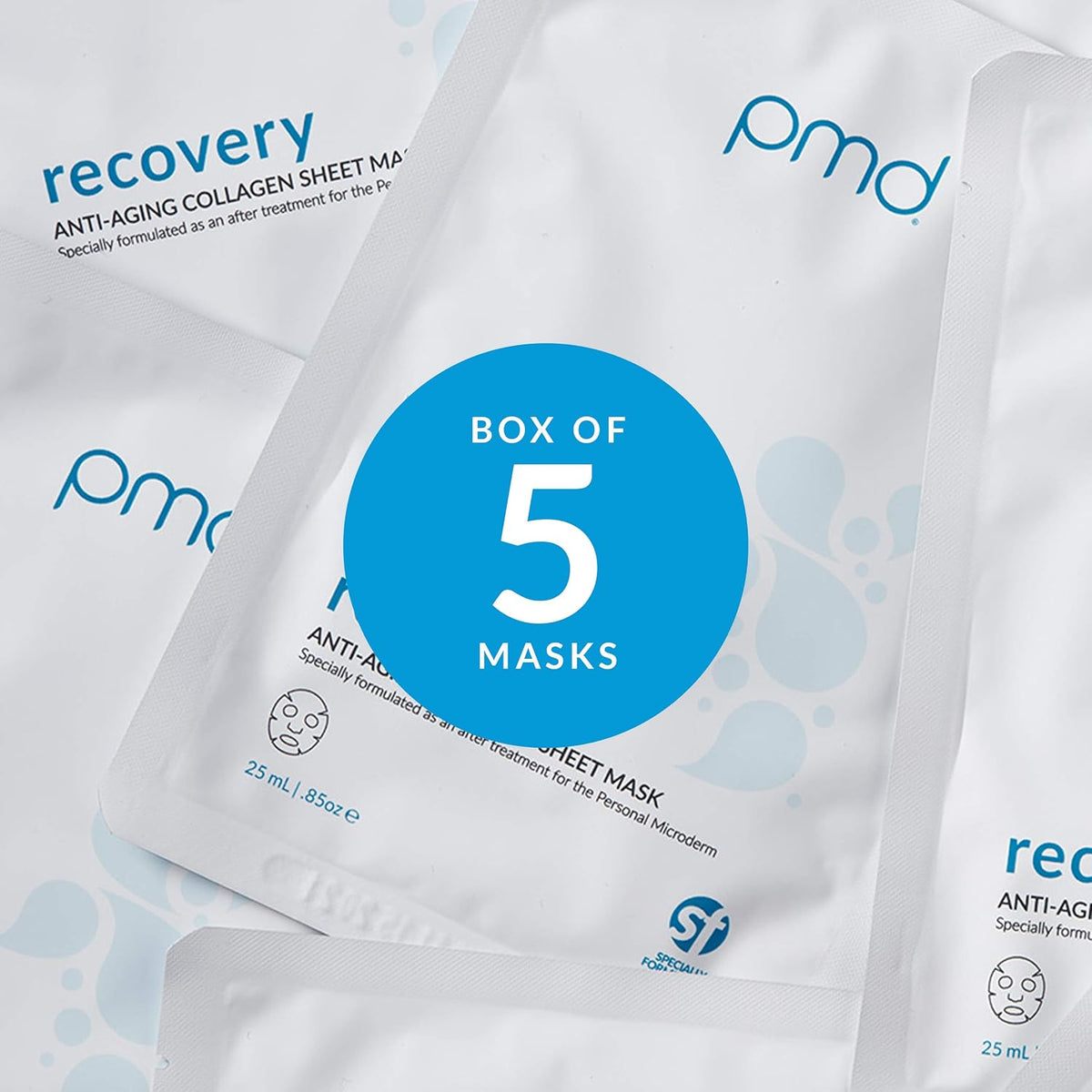 PMD Recovery Anti-Aging Collagen Sheet Mask, 5 Ct.