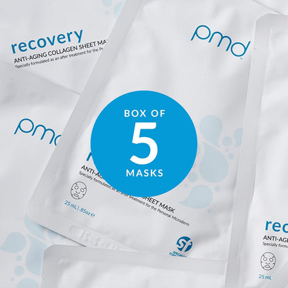 PMD Recovery Anti-Aging Collagen Sheet Mask, 5 Ct.
