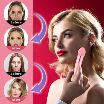 Handled Makeup Sponge Set (3PCS)