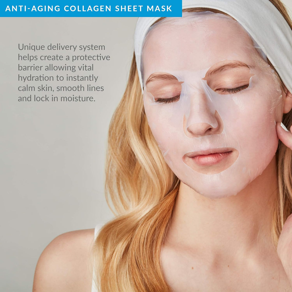 PMD Recovery Anti-Aging Collagen Sheet Mask, 5 Ct.