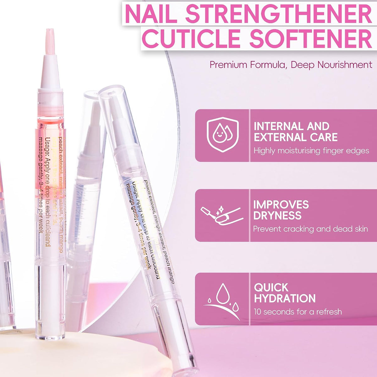 Cuticle Oil Pen & Nail File Set (2PCS)